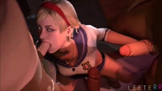 Hot as fuck compilation of 3D animated sluts getting it on