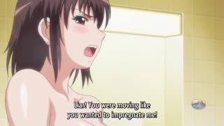 Sex in the bedroom and the bathroom in a hot ecchi video