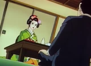 Insatiable geisha pleasures her client for a lot of money