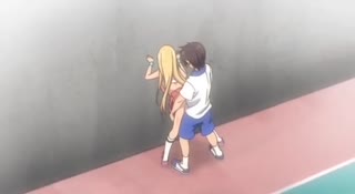 Ginormous dick penetrates a bald pussy of the innocent blond-haired anime schoolgirl