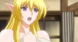 Hentai porn featuring a blonde elf slut that fucks everyone