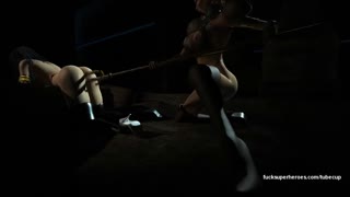 Busty demonic mistress fucks the hell out of Vampirella in 3d fuck scene