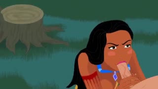 Pocahontas fucked in the pussy like never before by John Smith