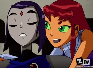 Teen Titans: Jinx gets violently double penetrated